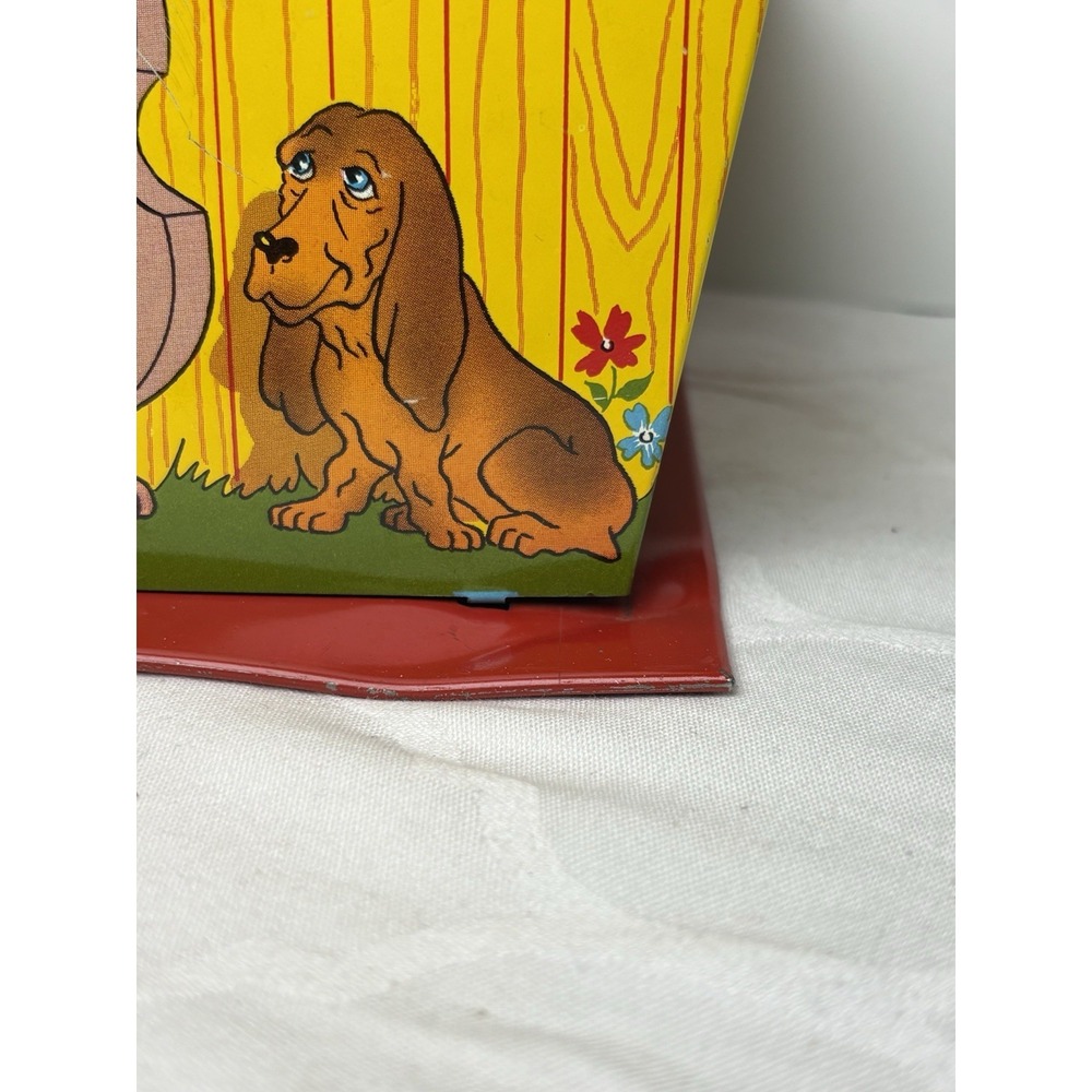 Fido's Musical Dog House Metal Toy Ohio Art Co. w/ Swiss Music Unit Vintage READ - Picture 6 of 16